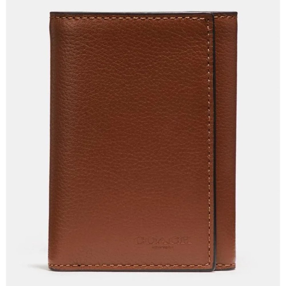 Coach Men's Trifold Wallet In Saddle/Brown
